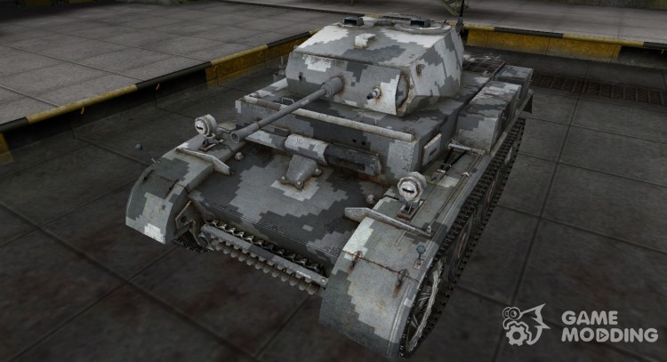 Камуфлированный скин для PzKpfw II Luchs для World Of Tanks