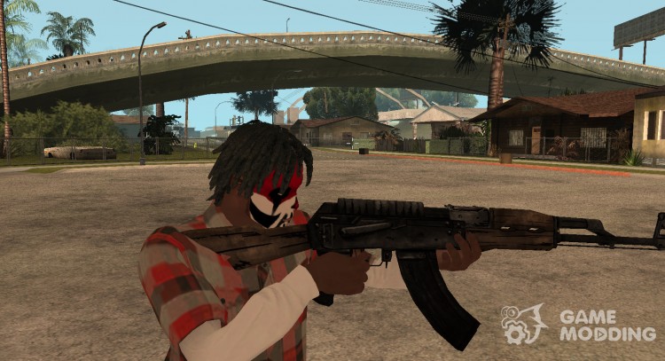 AK-47 of The Walking Dead for GTA San Andreas