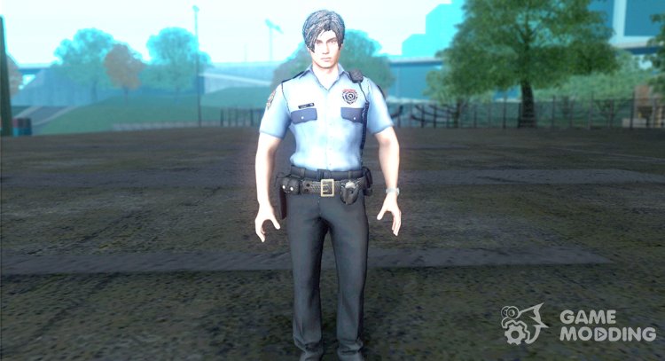 RE2: Remake - Leon S. Kennedy RPD for GTA San Andreas
