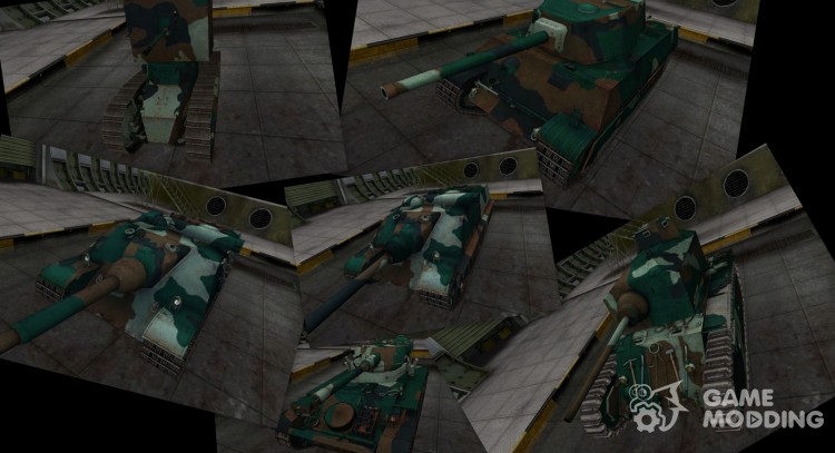 Bluish French skins for World Of Tanks