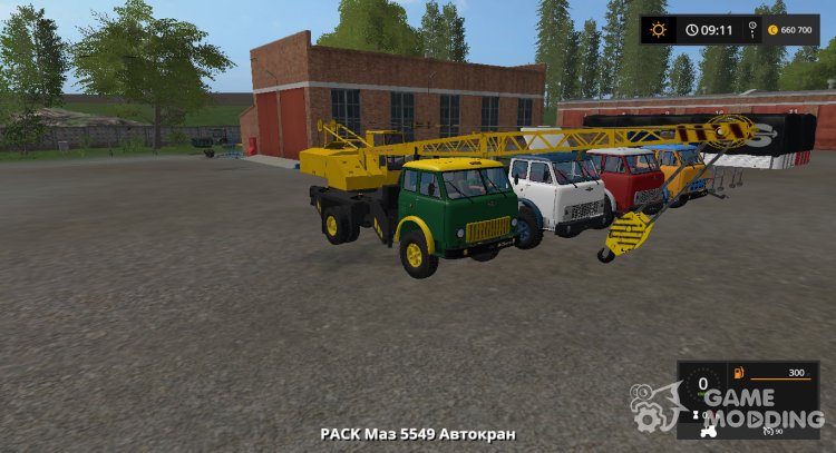 Pak maz-500 versión 1.0 para Farming Simulator 2017