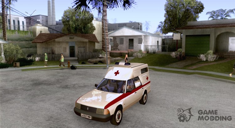 Ambulancia de AZLK 2901 para GTA San Andreas