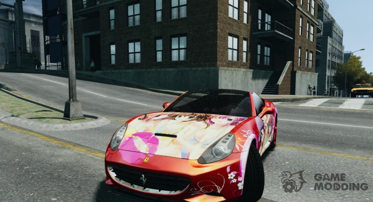 Ferrari California DC textura para GTA 4