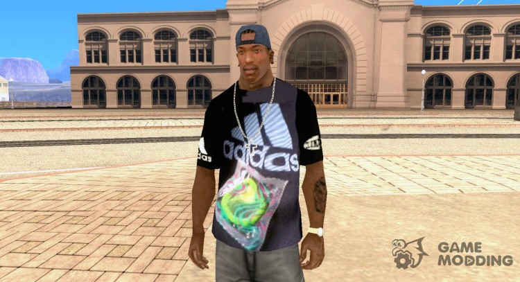 T-shirt with a condom for GTA San Andreas