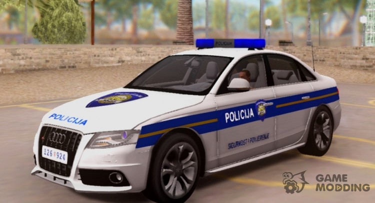 Audi S4 - Croatian Police Car для GTA San Andreas