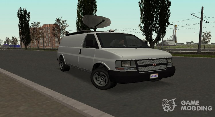 Vapid Speedo Newsvan para GTA San Andreas