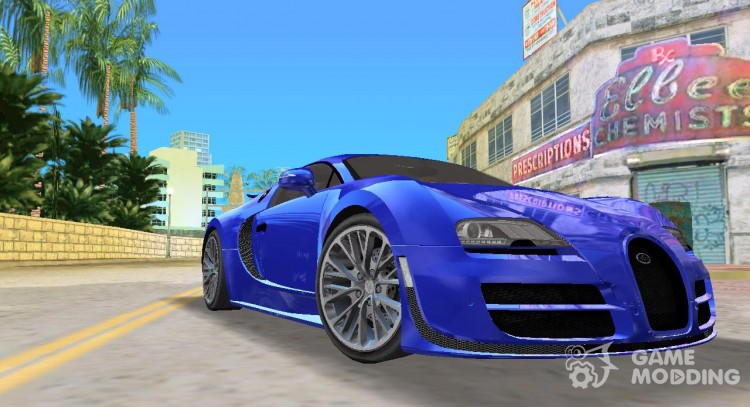 Bugatti Veyron Extreme Sport for GTA Vice City