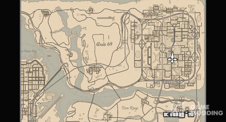 RDR2 карте стиле -выкладывание для GTA San Andreas