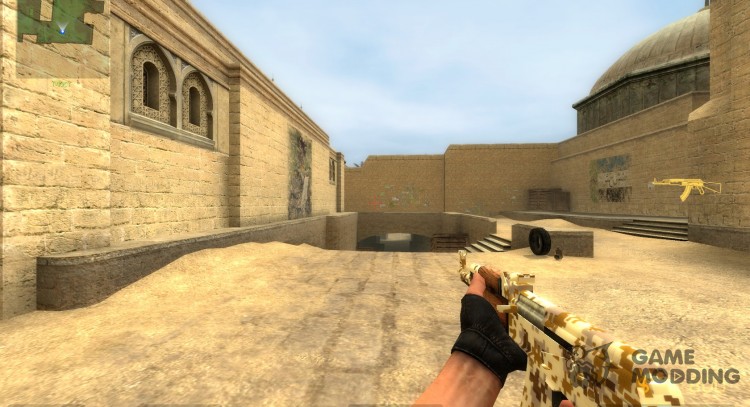 Digitle пустынный камуфляж АК-47 для Counter-Strike Source