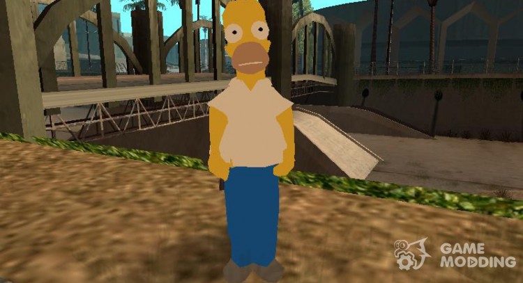 Homer Simpson for GTA San Andreas