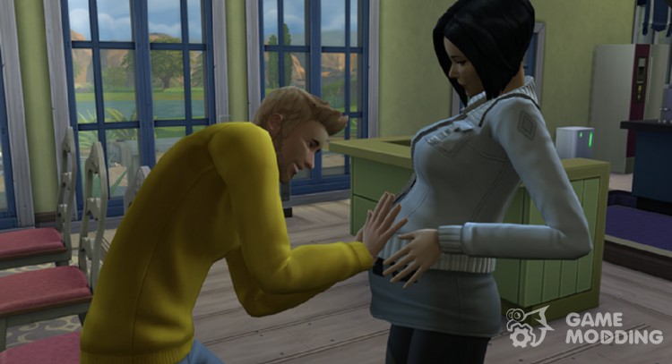 Беременность подростков для Sims 4