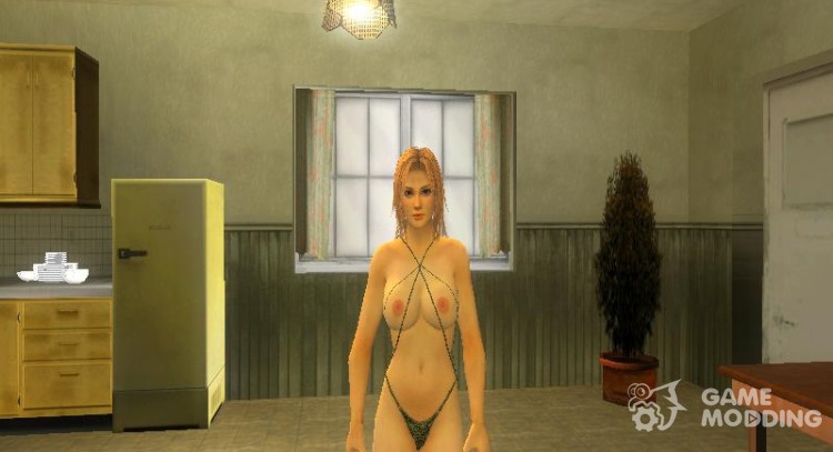 Tina in a real string bikini para GTA San Andreas