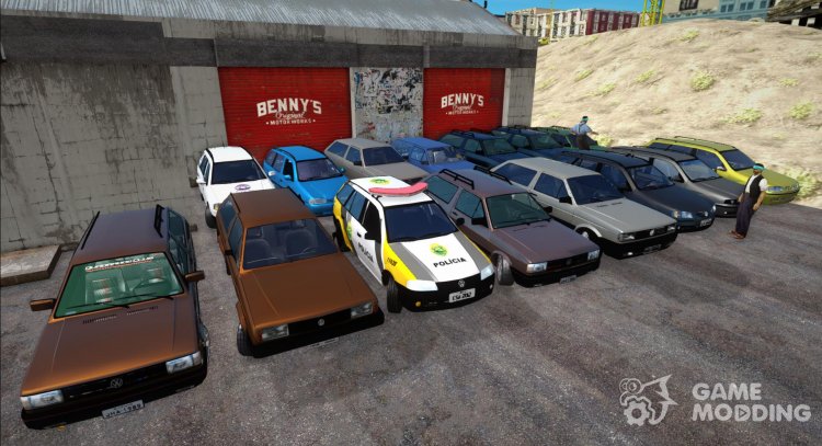 Pack of Volkswagen Parati cars (All models) for GTA San Andreas