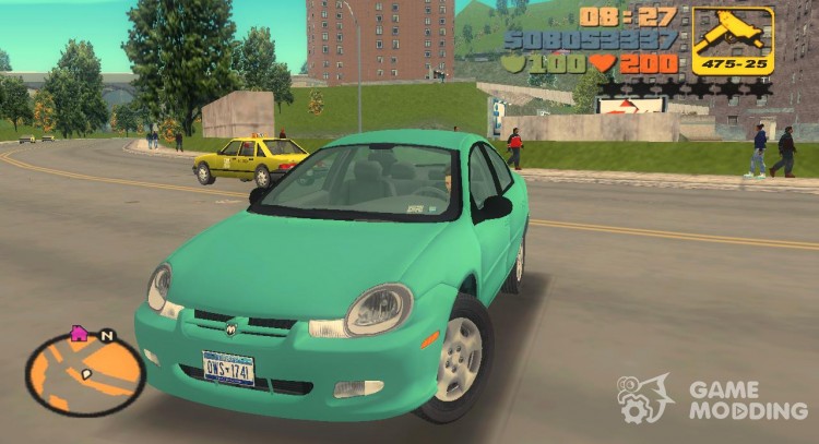 Dodge Neon 2002 для GTA 3