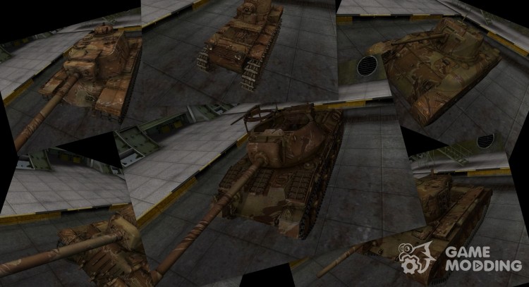 Pak with a camouflage for American tanks for World Of Tanks
