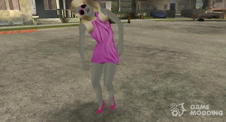 Mia Pinky zombie para GTA San Andreas