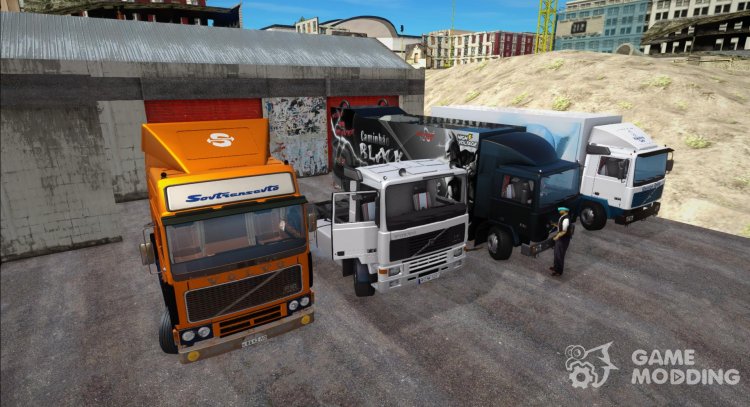 Пак грузовиков Volvo F10 для GTA San Andreas