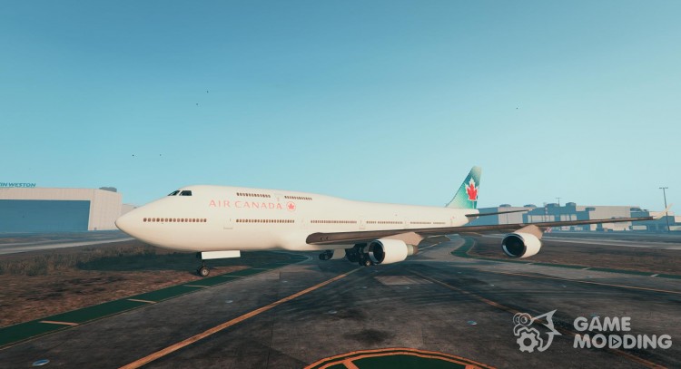 Air Canada + Air Canada Rouge Textures for Jumbo Jet for GTA 5