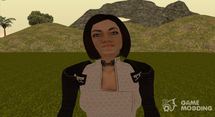 Miranda Lawson con otro peinado de Mass Effect para GTA San Andreas