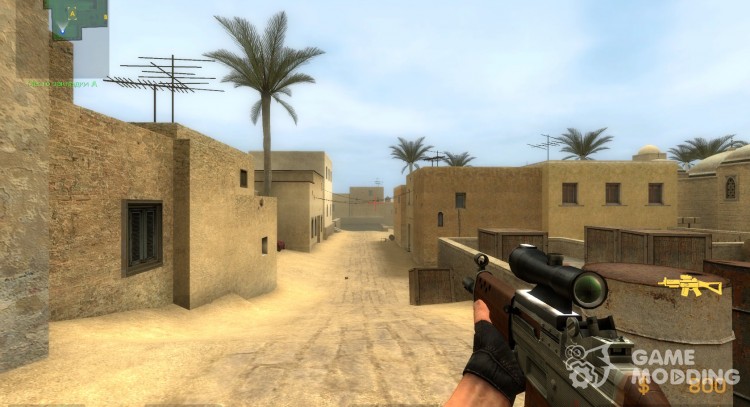 Wood sg552 for Counter-Strike Source