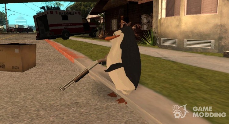 (Joe) Skipper from Madigaskar for GTA San Andreas