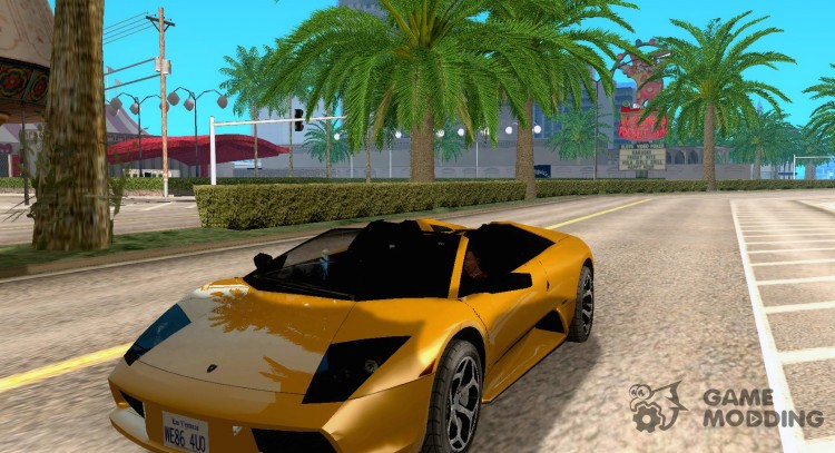 Lamborghini Murcielago roadster para GTA San Andreas