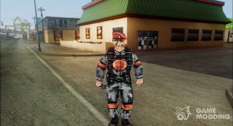 Soldier From Team Fortress Classic (Red) para GTA San Andreas