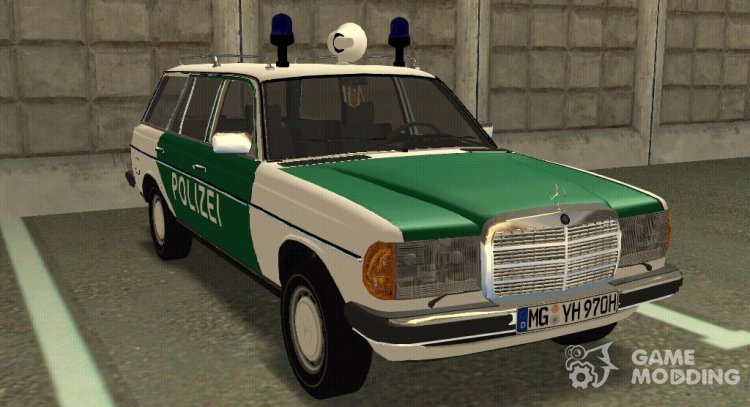 Mercedes-Benz W123 (S123) Polizei para GTA San Andreas