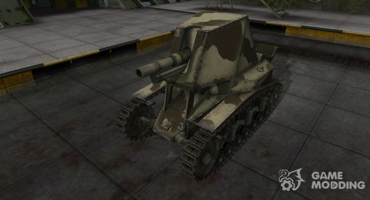 Пустынный скин для СУ-18 для World Of Tanks