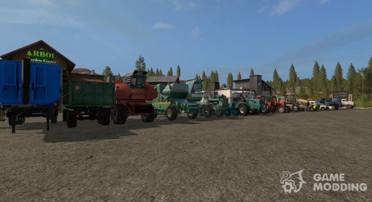 Gran pak soviética de la técnica (parte 1) para Farming Simulator 2017