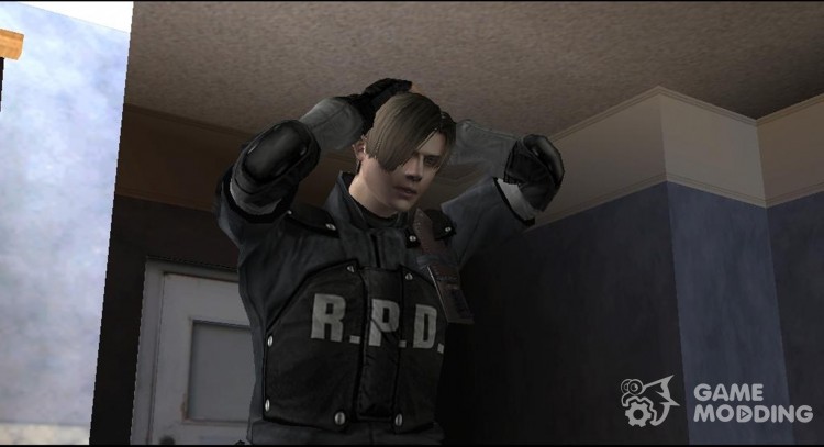 Leon R. P. D Resident Evil para GTA San Andreas