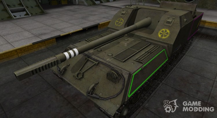 Контурные зоны пробития Объект 263 для World Of Tanks