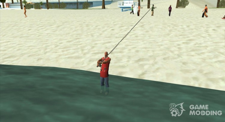 La presente pesca mod V1 para GTA San Andreas