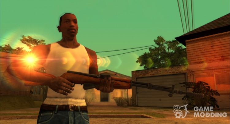 HQ Rifle (With HD Original Icon) para GTA San Andreas