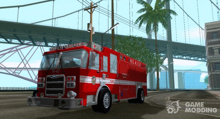 Pierce Contender LAFD Rescue 42 for GTA San Andreas