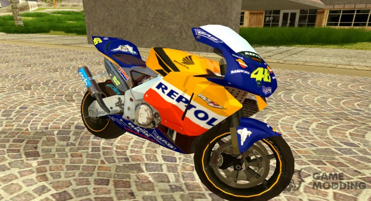 Honda Repsol Rossi para GTA San Andreas