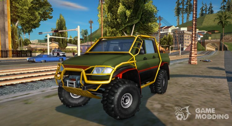 El uaz Patriot Camioneta de Prueba para GTA San Andreas