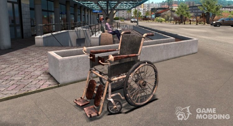 Drivable Wheelchair for Euro Truck Simulator 2