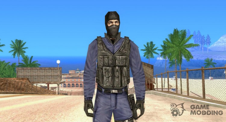 GIGN из Counter-Strike на замену fam1 для GTA San Andreas