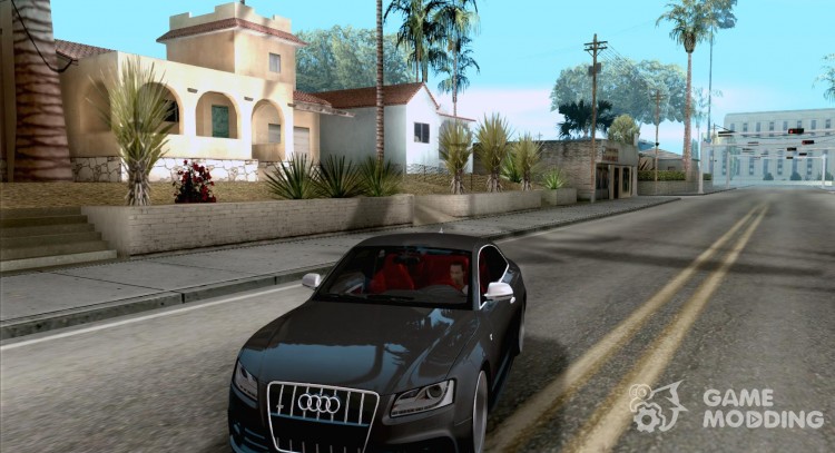 AUDI S5 negro edición para GTA San Andreas