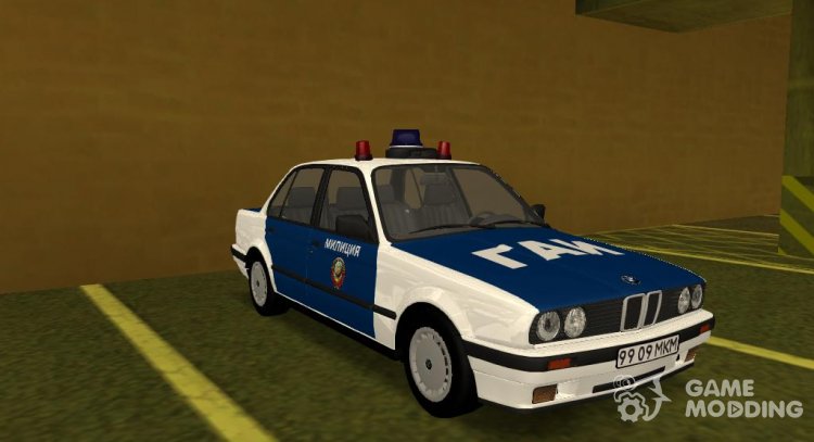 BMW E30 1988 Police for GTA San Andreas