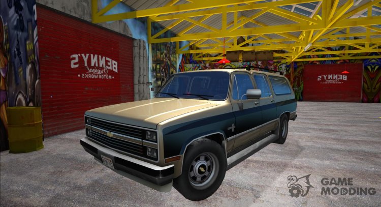 Chevrolet Suburban FBI 1986 (SA Style) for GTA San Andreas