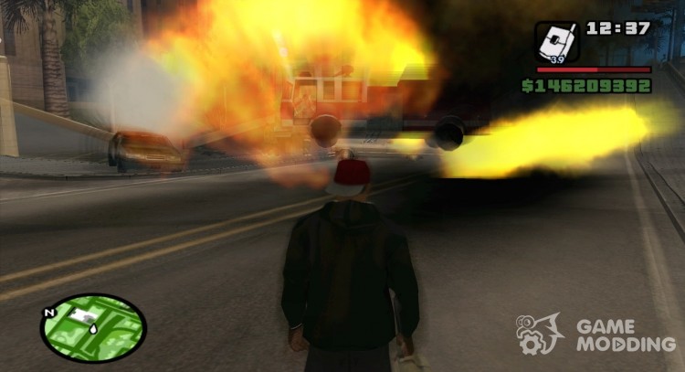 Blur On Explosions para GTA San Andreas