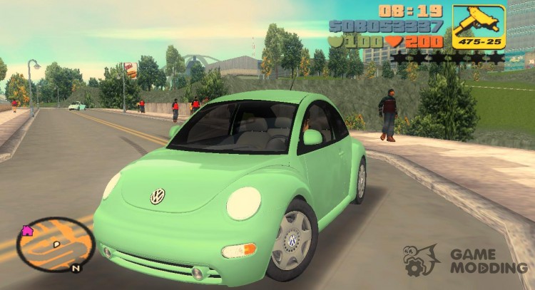 Volkswagen New Beetle para GTA 3