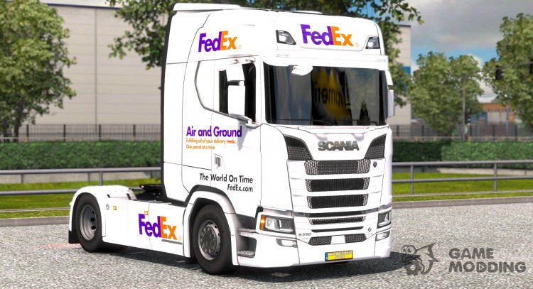 FedEx para Scania S580 para Euro Truck Simulator 2