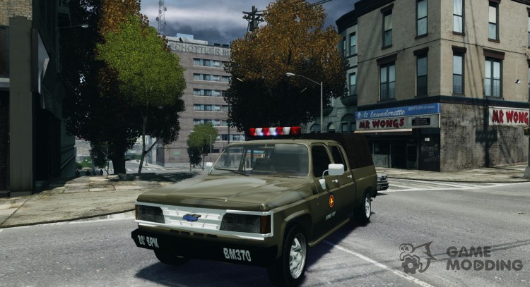 Chevrolet D20 Brigada Militar RS для GTA 4