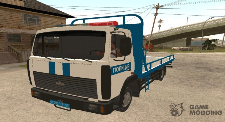 MAZ Police Tow Truck for GTA San Andreas