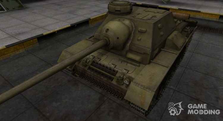 La piel de SU-85И en расскраске 4БО para World Of Tanks