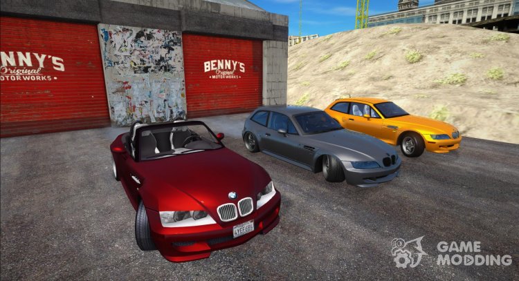 Pak coches BMW Z3 para GTA San Andreas