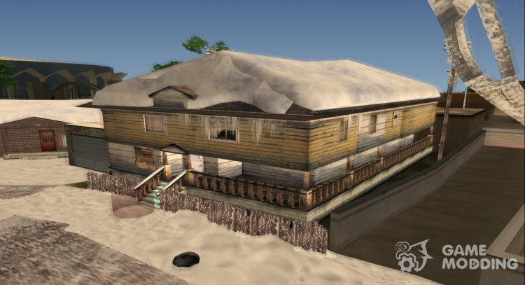 Winter CJ House для GTA San Andreas